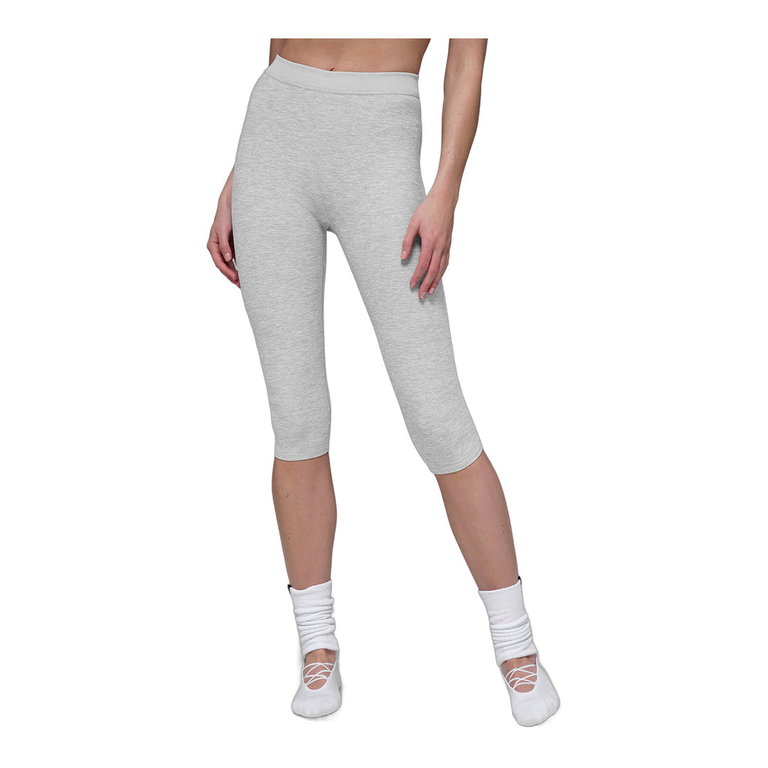 alo Alosoft High-Waist Iconic 90's Capri - Athletic Heather Grey