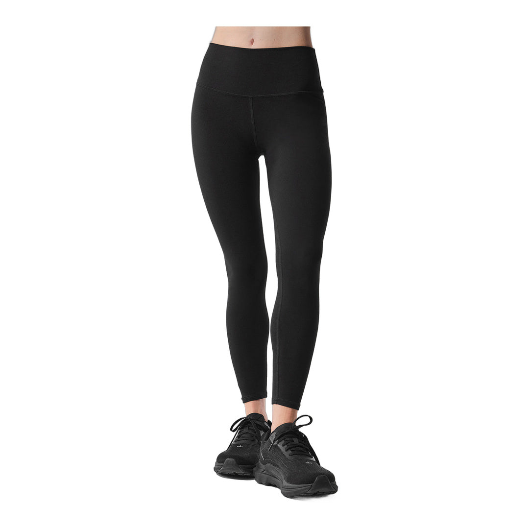 alo Alosoft High-Waist 7/8 Highlight Legging - Black