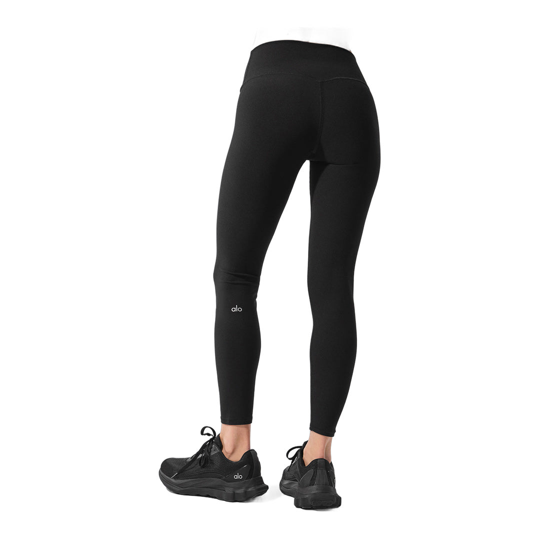 alo Alosoft High-Waist 7/8 Highlight Legging - Black