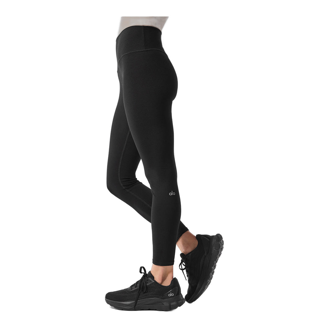 alo Alosoft High-Waist 7/8 Highlight Legging - Black