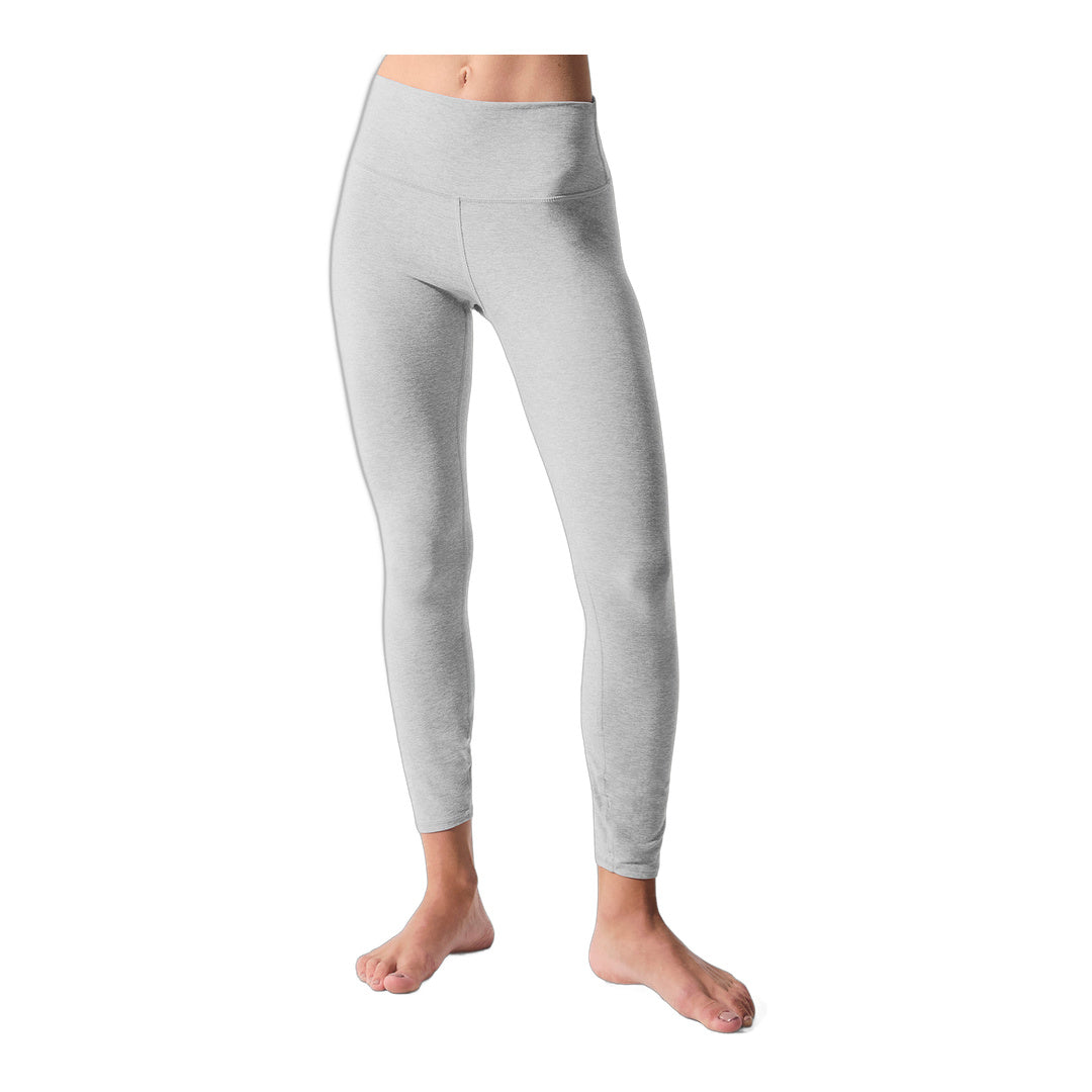 alo Alosoft High-Waist 7/8 Highlight Legging - Athletic Heather Grey