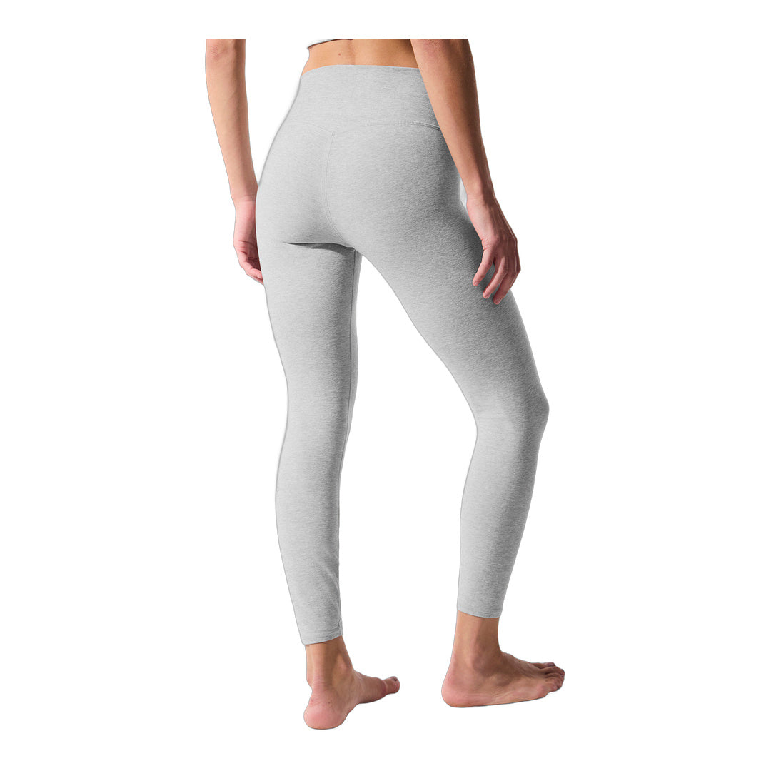 alo Alosoft High-Waist 7/8 Highlight Legging - Athletic Heather Grey