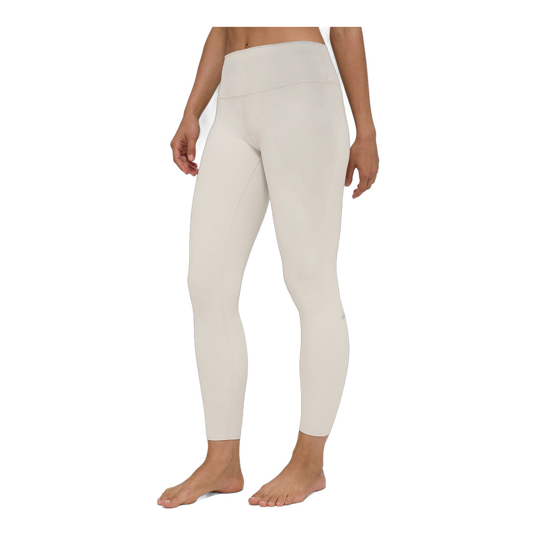 alo Alosoft High-Waist 7/8 Highlight Legging - Bone