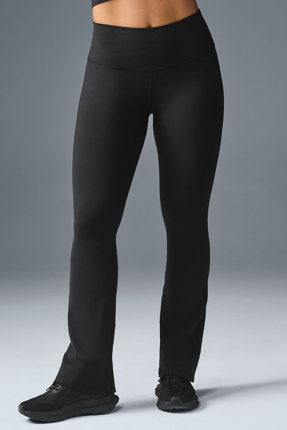 alo Airbrush High-Waist Bootcut Legging - Black
