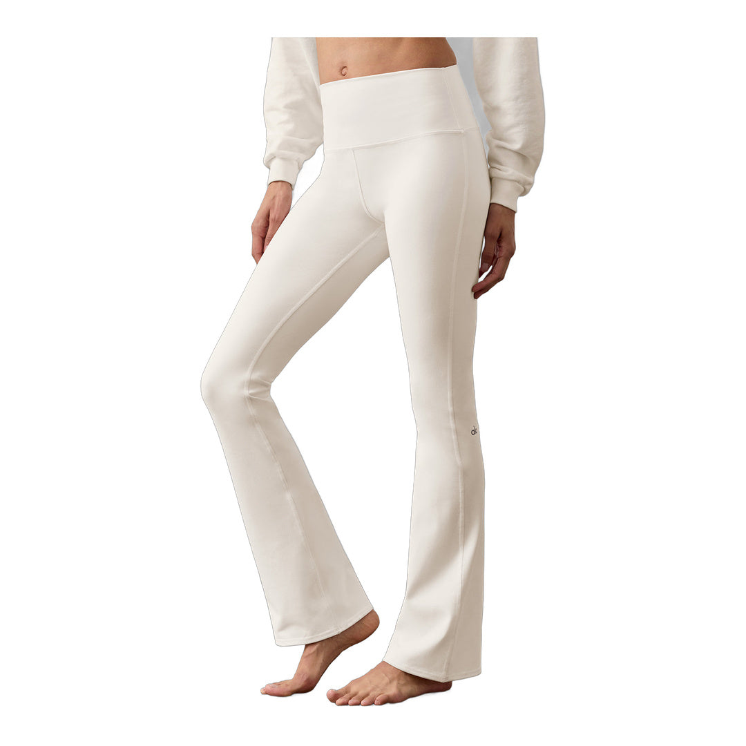 alo Airbrush High-Waist Bootcut Legging - Ivory