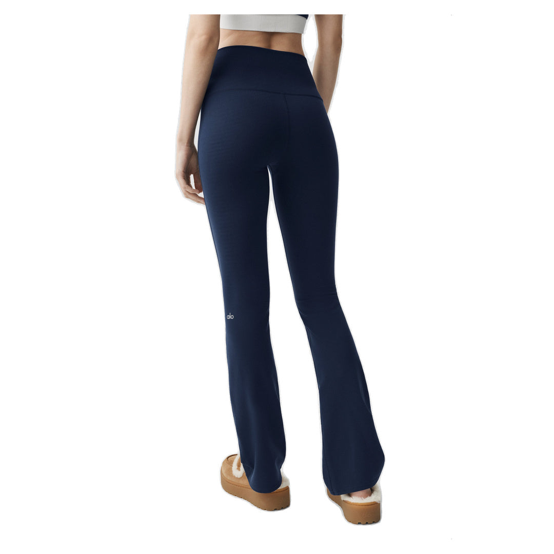 ALO Airbrush High-Waist Bootcut Legging (Short) - Navy