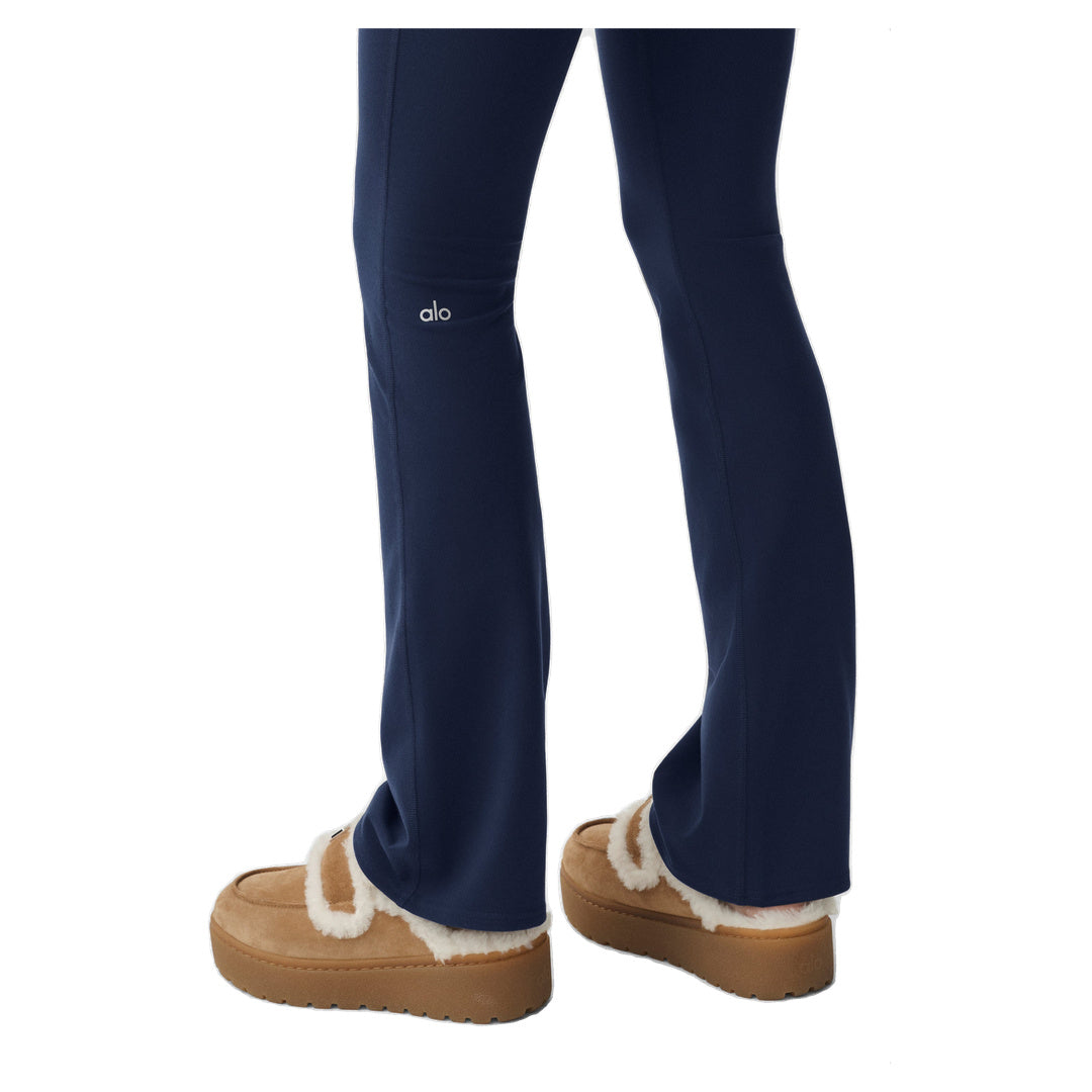 ALO Airbrush High-Waist Bootcut Legging (Short) - Navy