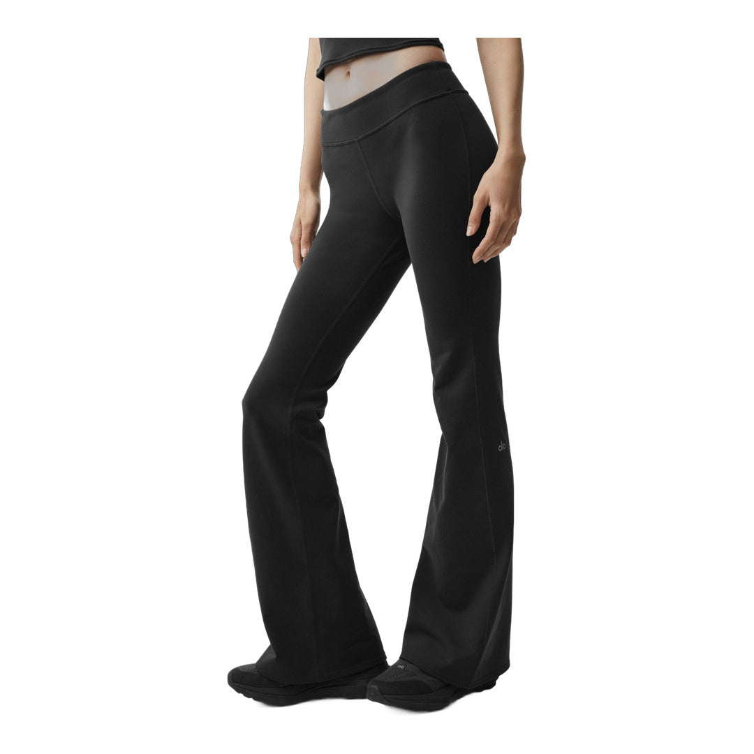 alo Airbrush Low-Rise Bootcut Legging - Black
