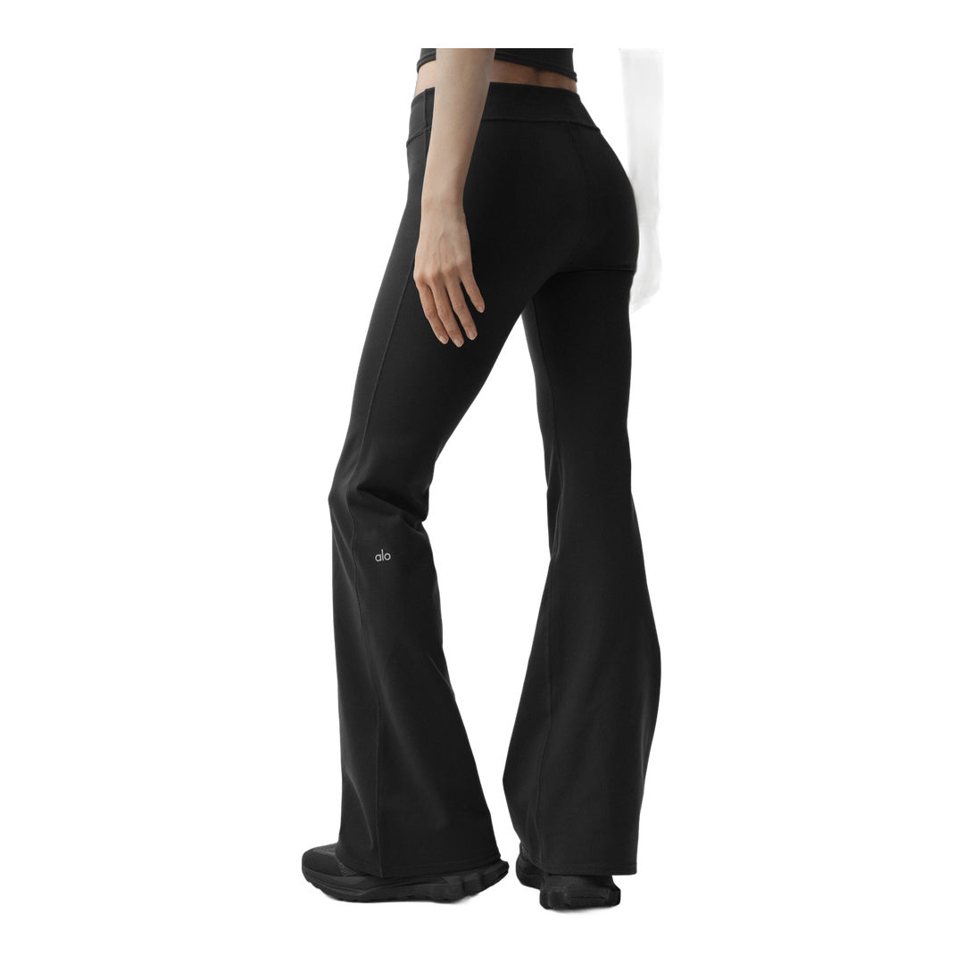 alo Airbrush Low-Rise Bootcut Legging - Black