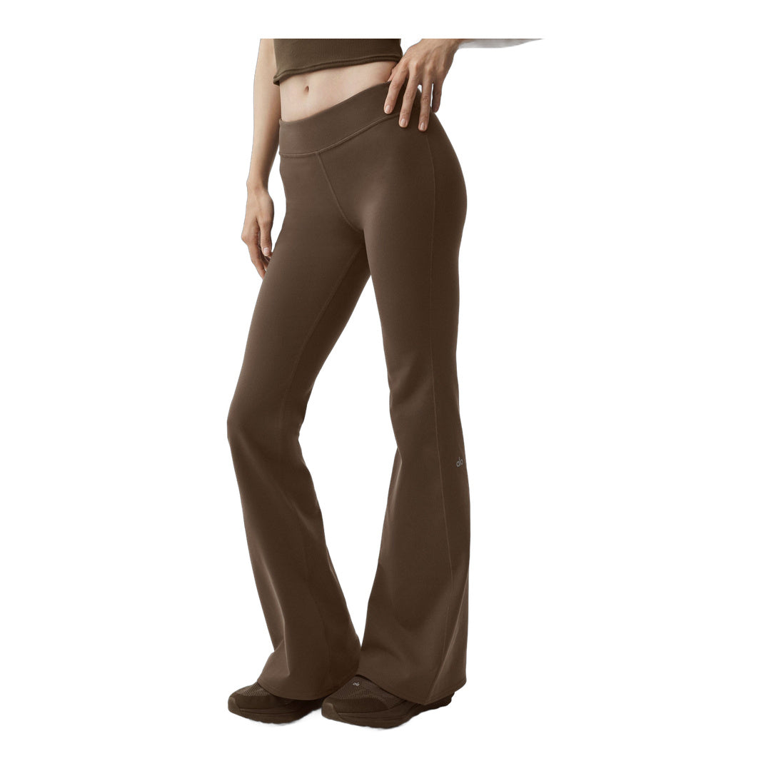 alo Airbrush Low-Rise Bootcut Legging - Espresso