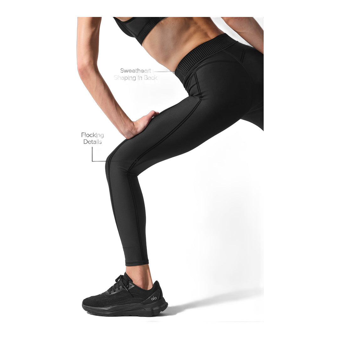 alo Airlift High-Waist 7/8 Line Up Legging - Black