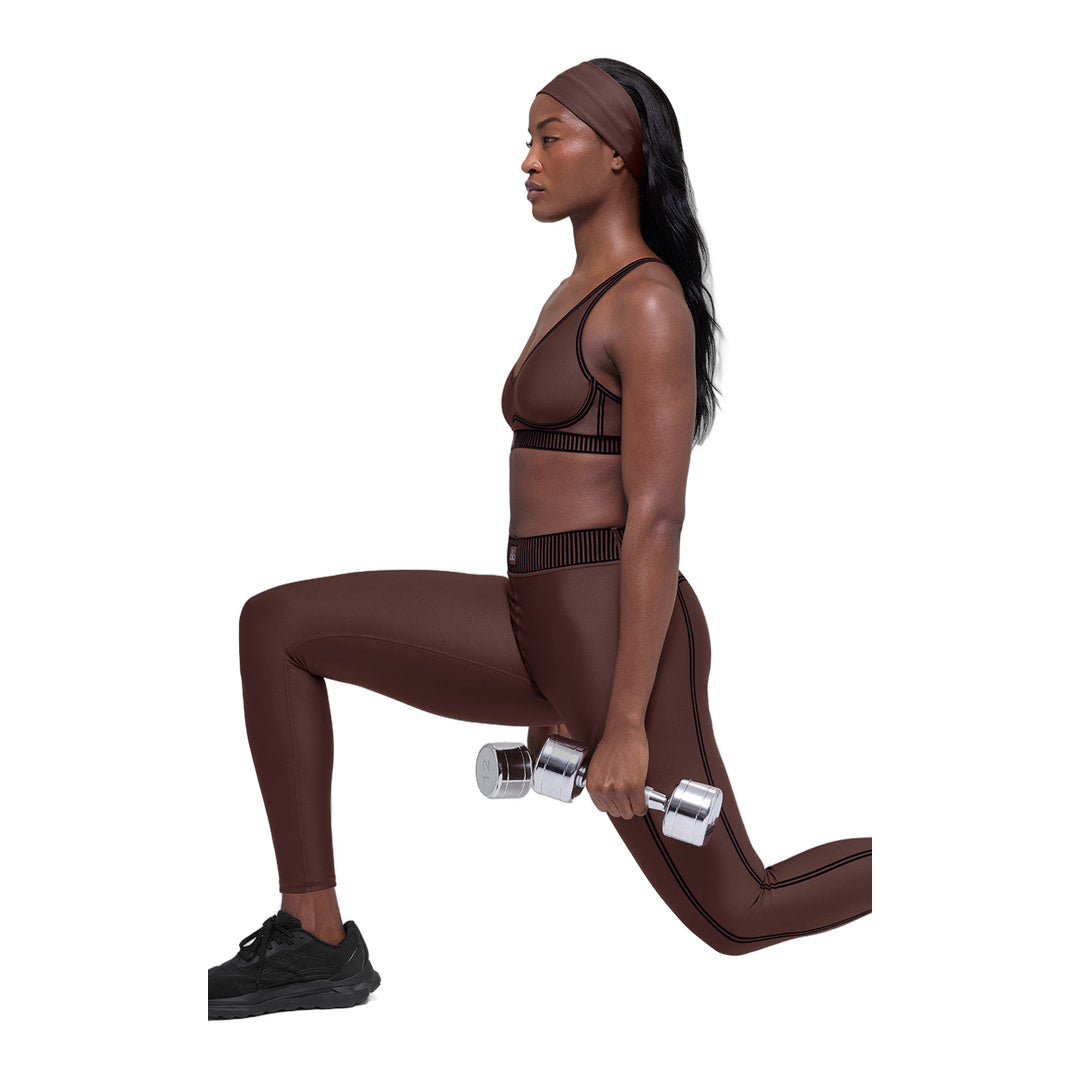 alo Airlift High-Waist 7/8 Line Up Legging - Brownstone