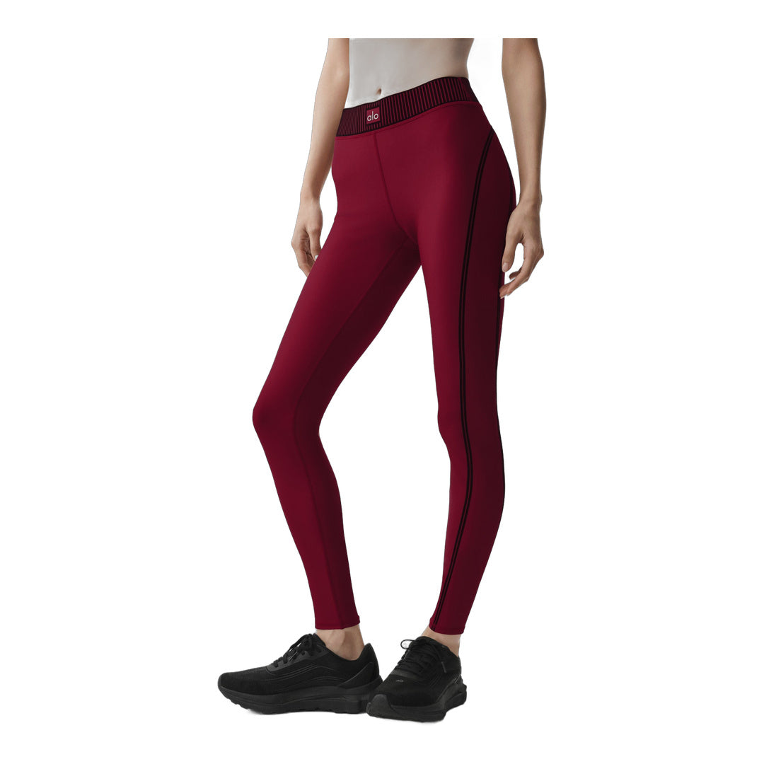 alo Airlift High-Waist 7/8 Line Up Legging - Summer Romance Red