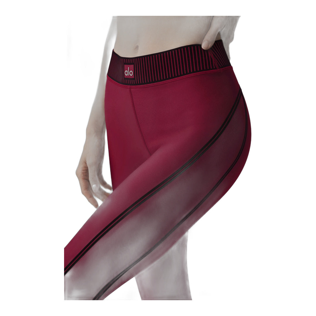 alo Airlift High-Waist 7/8 Line Up Legging - Summer Romance Red