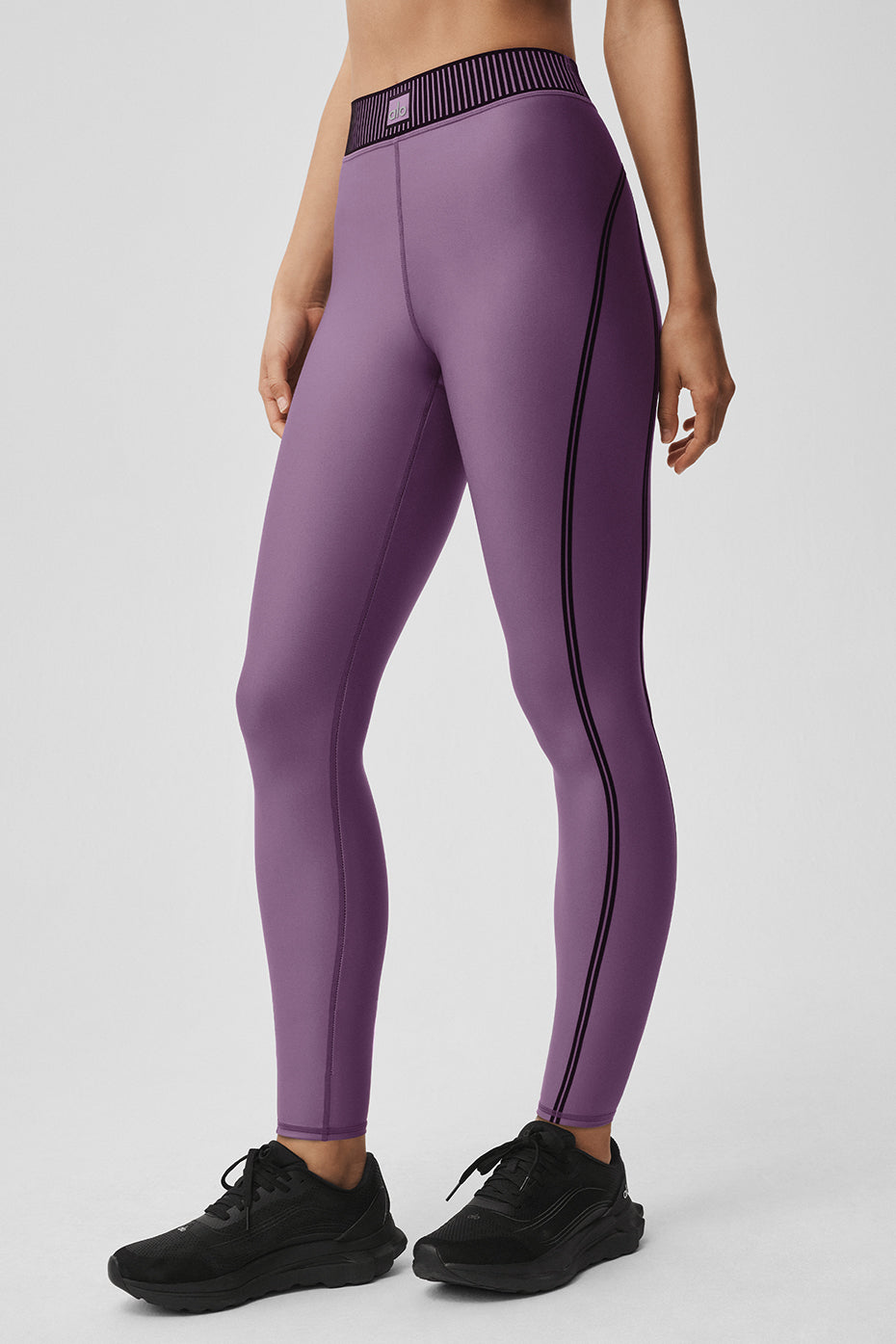 alo Airlift High-Waist 7/8 Line Up Legging - Plum Kiss