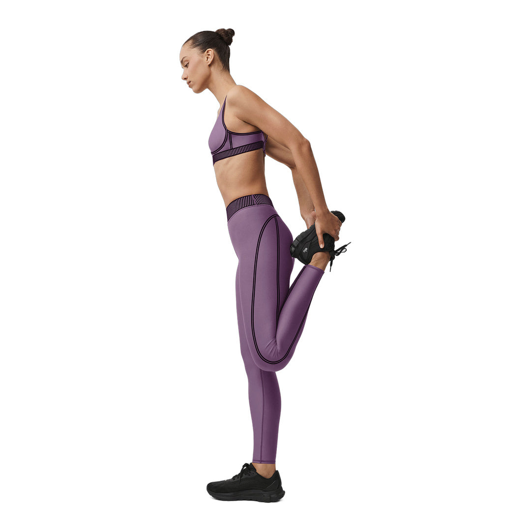 alo Airlift High-Waist 7/8 Line Up Legging - Plum Kiss