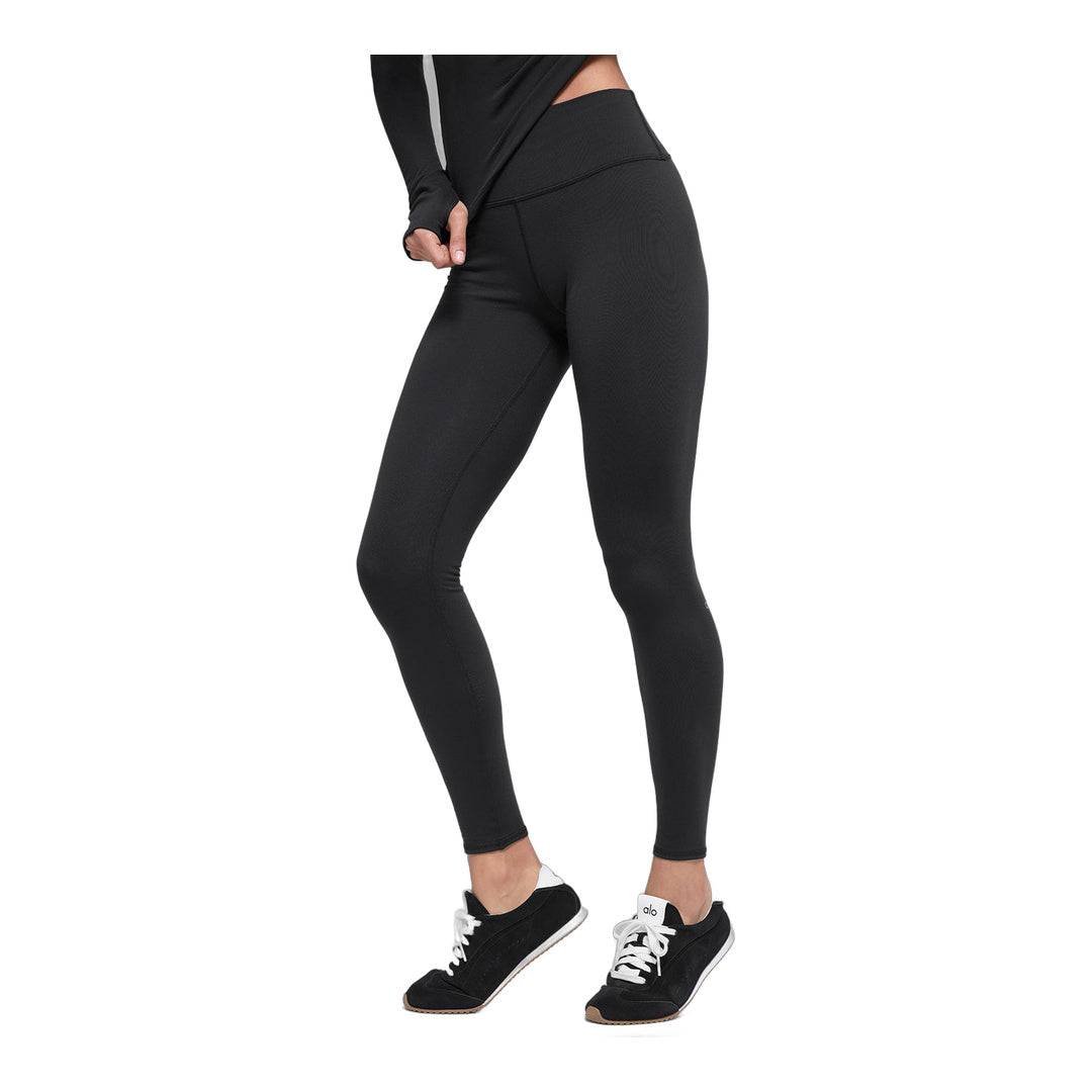 alo Airbrush Winter Warm High-Waist Nocturne Legging - Black