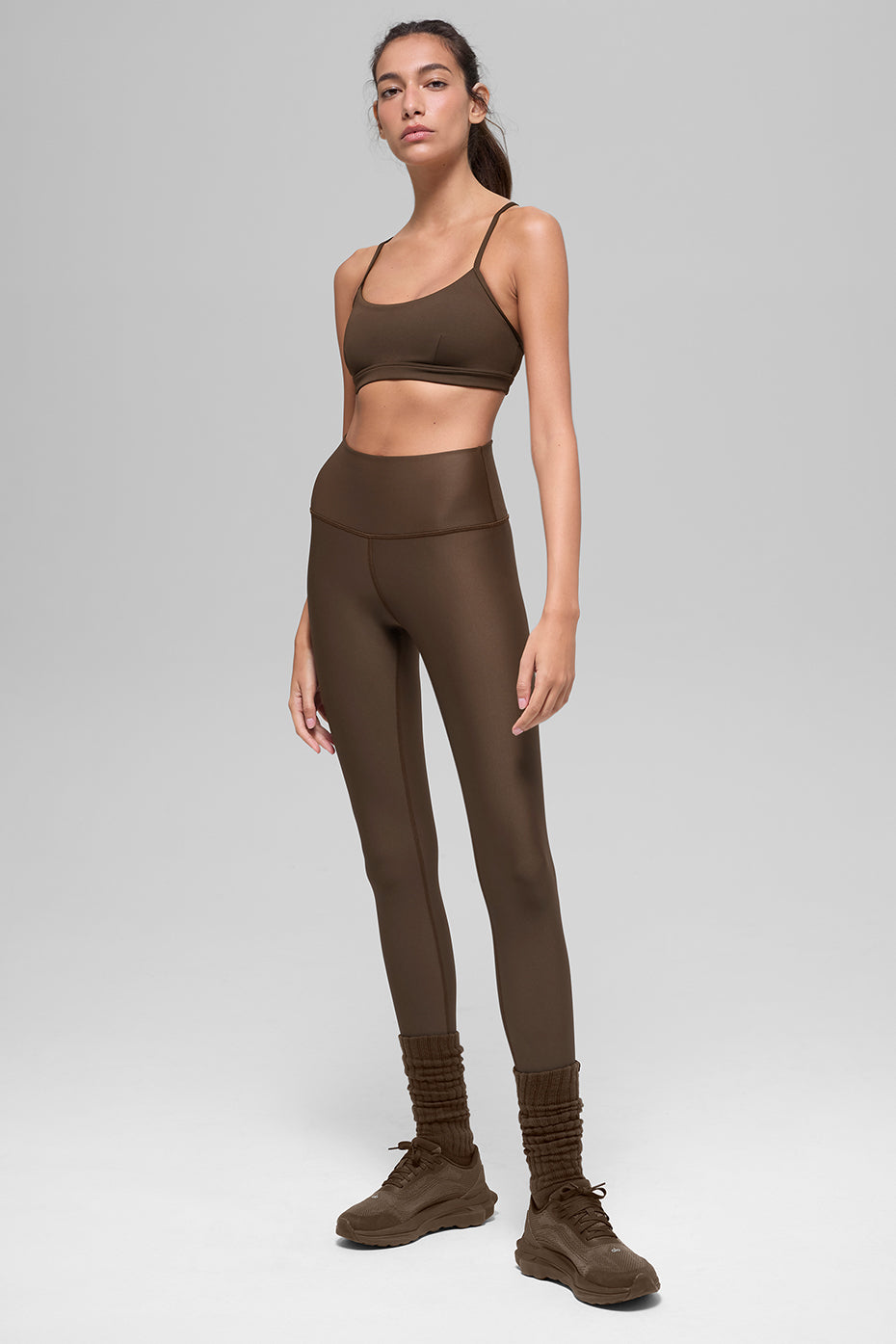 alo Airlift Winter Warm High-Waist Legging - Espresso
