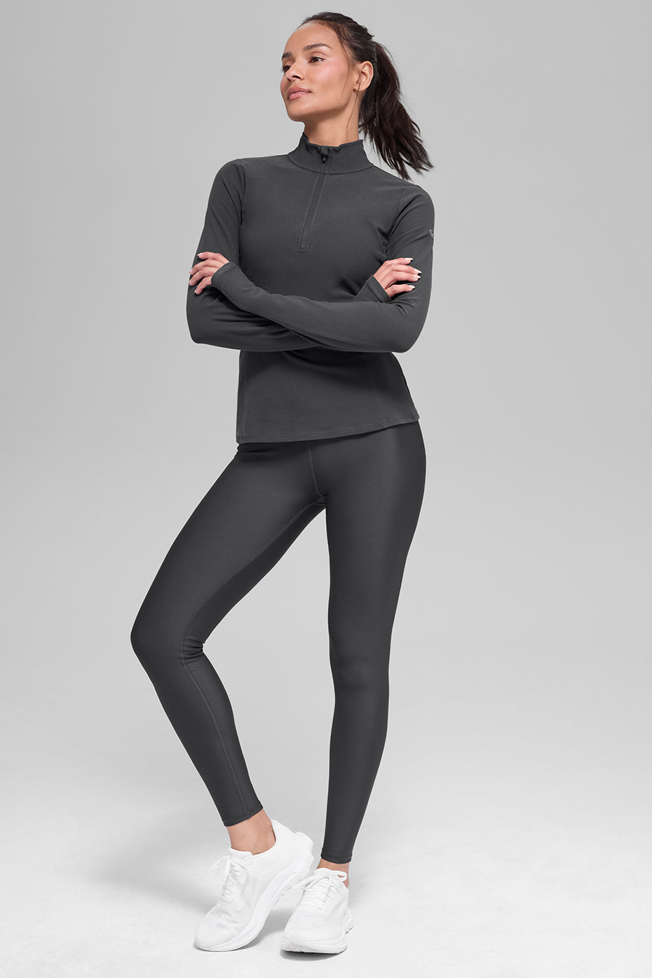 alo Airlift Winter Warm High-Waist Legging - Anthracite