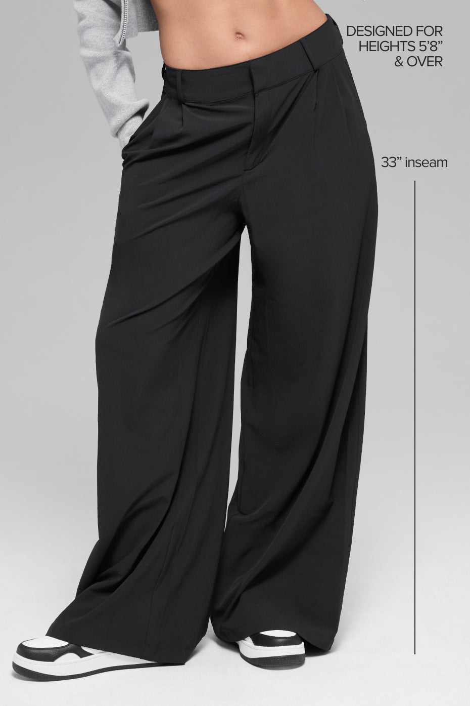 alo High-Waist Dreamscape Trouser (Long) - Black