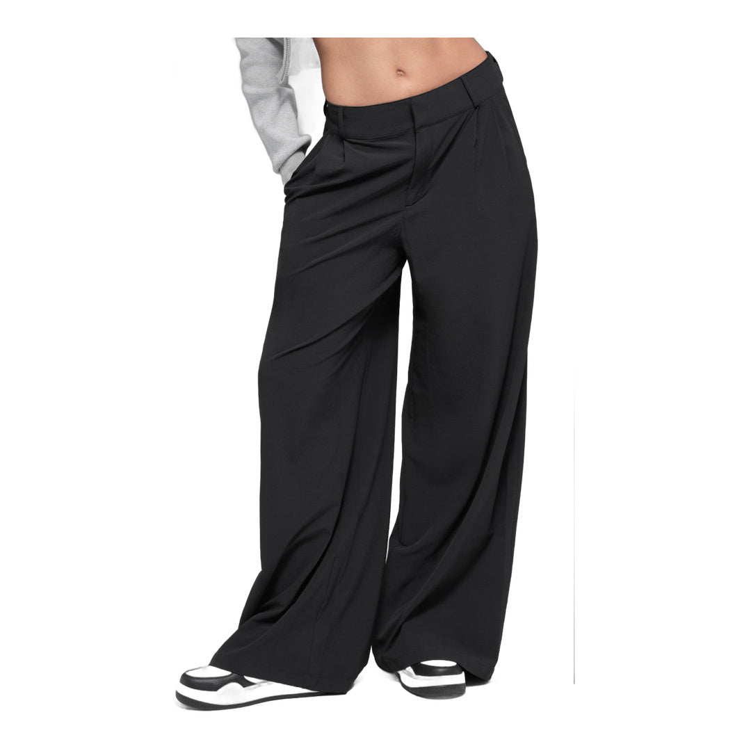 alo High-Waist Dreamscape Trouser (Long) - Black