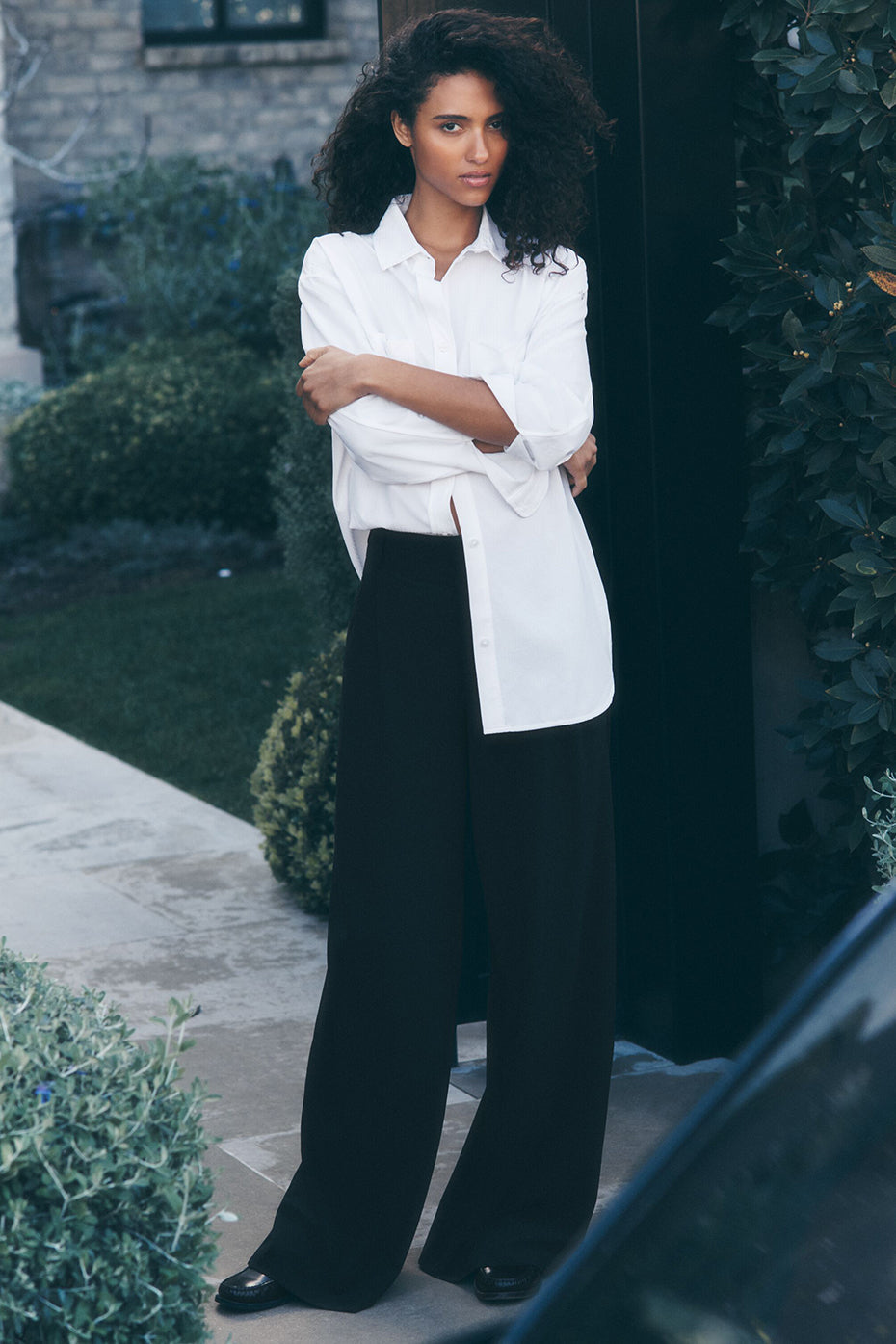 alo High-Waist Dreamscape Trouser (Long) - Black