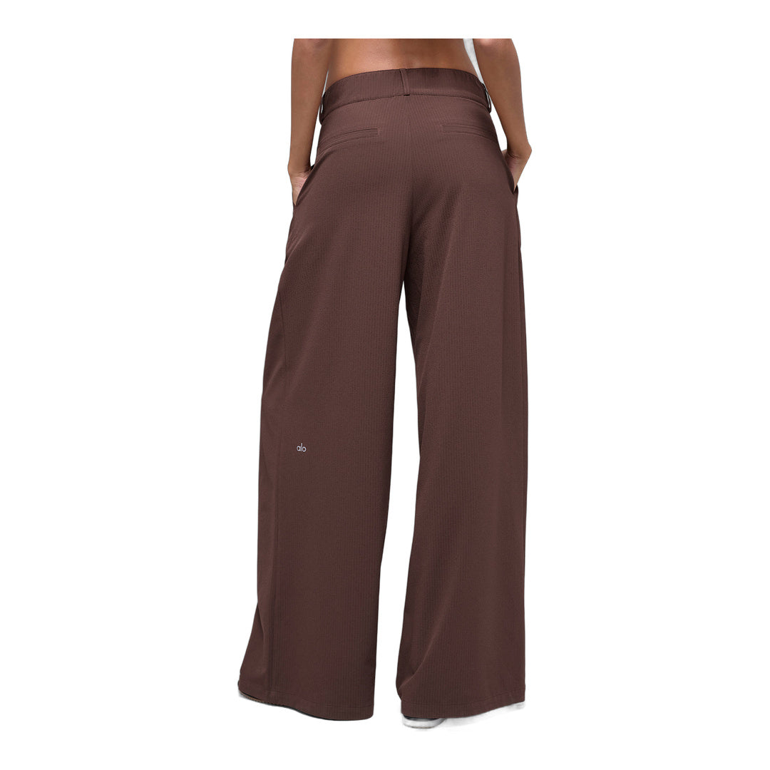 alo High-Waist Dreamscape Trouser (Long) - Brownstone