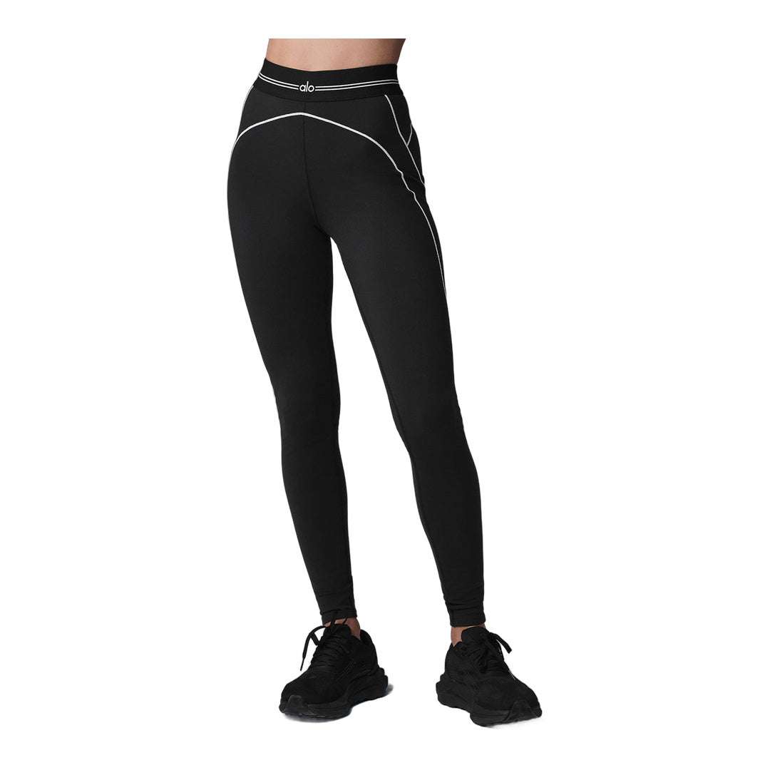 alo Airbrush High-Waist Heart Throb Legging - Black/White