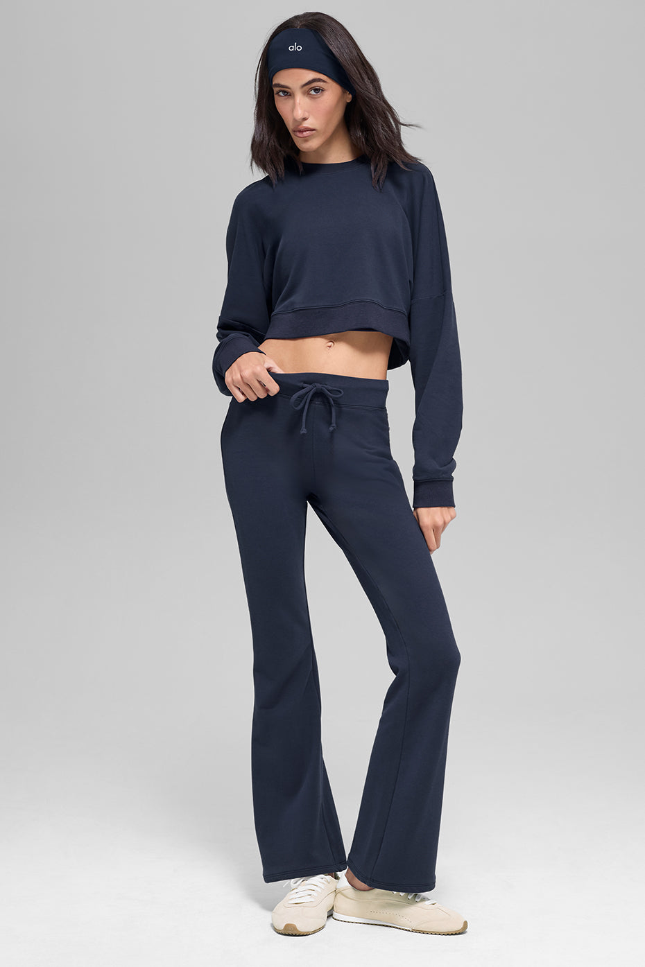 alo Sway Bootcut Sweatpant - Navy