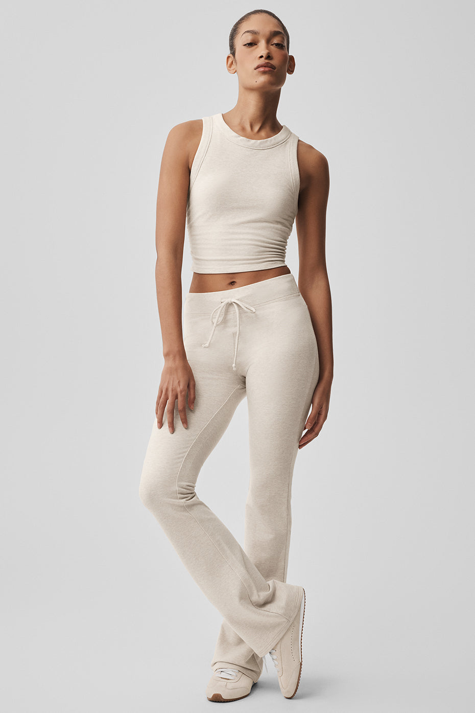 alo Sway Bootcut Sweatpant - Oatmeal Heather
