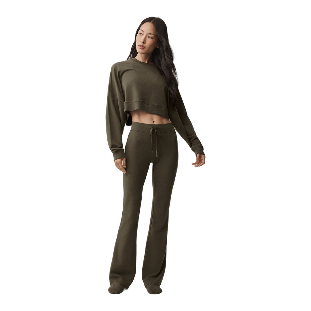 alo Sway Bootcut Sweatpant - Olive Tree