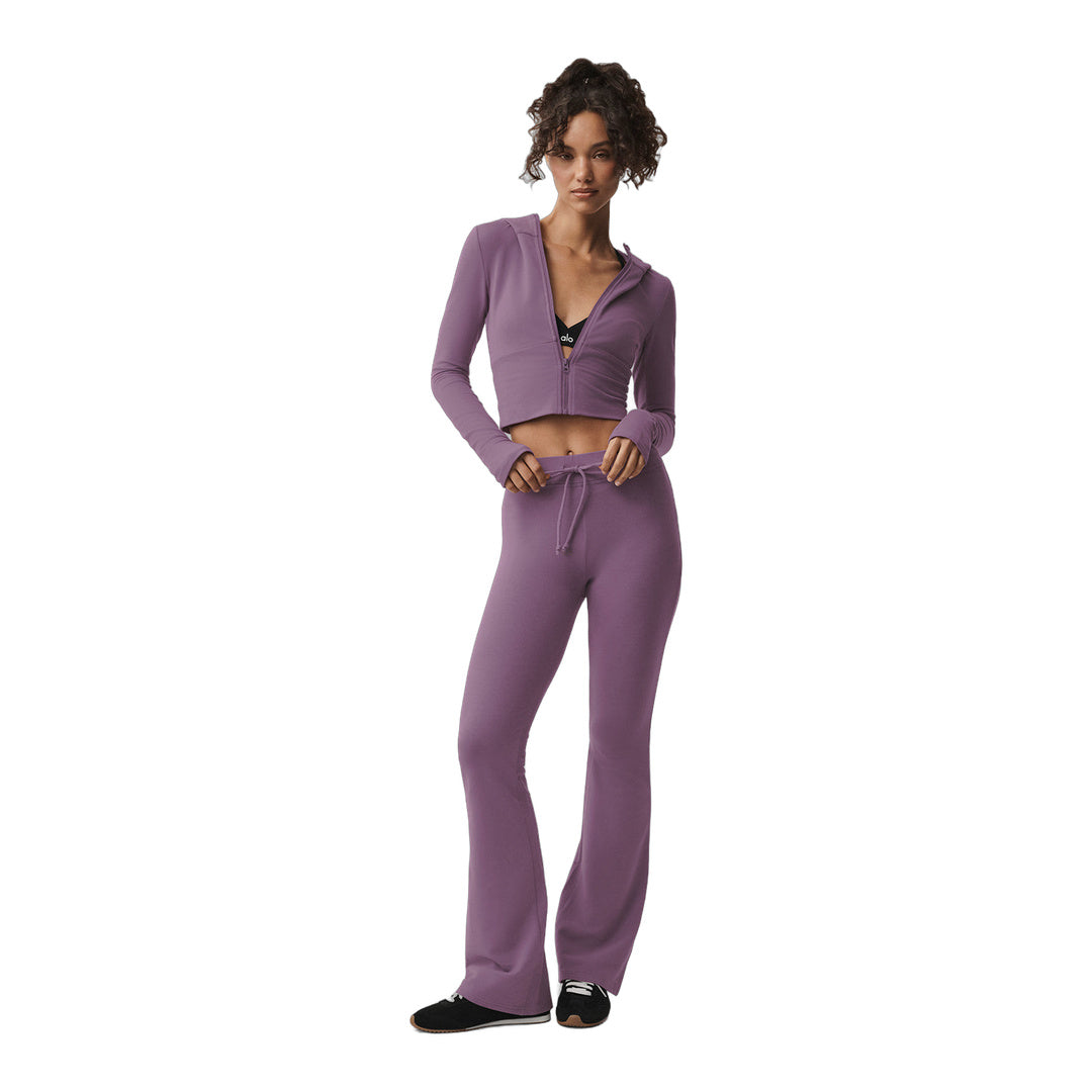 alo Sway Bootcut Sweatpant - Plum Kiss