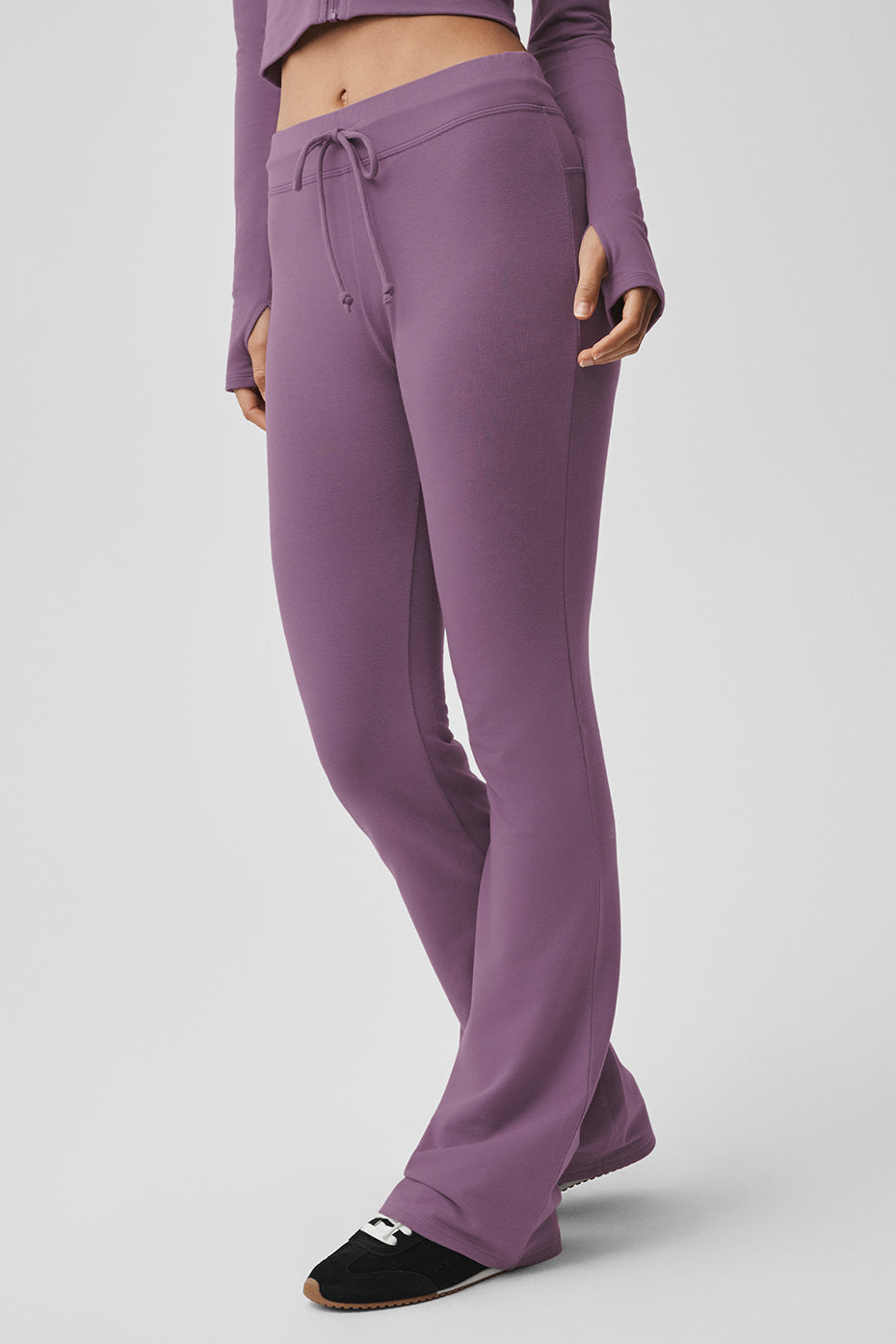alo Sway Bootcut Sweatpant - Plum Kiss