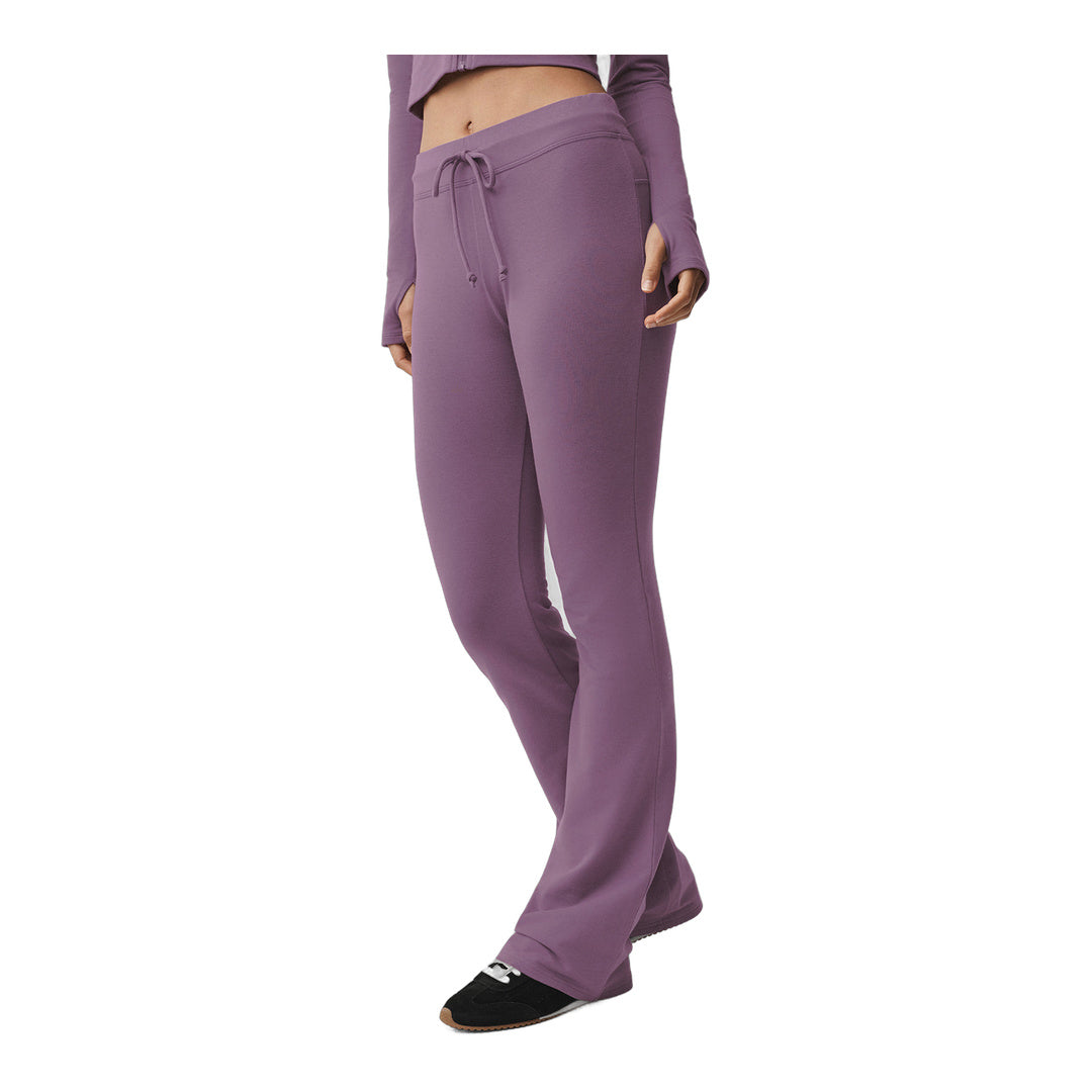 alo Sway Bootcut Sweatpant - Plum Kiss