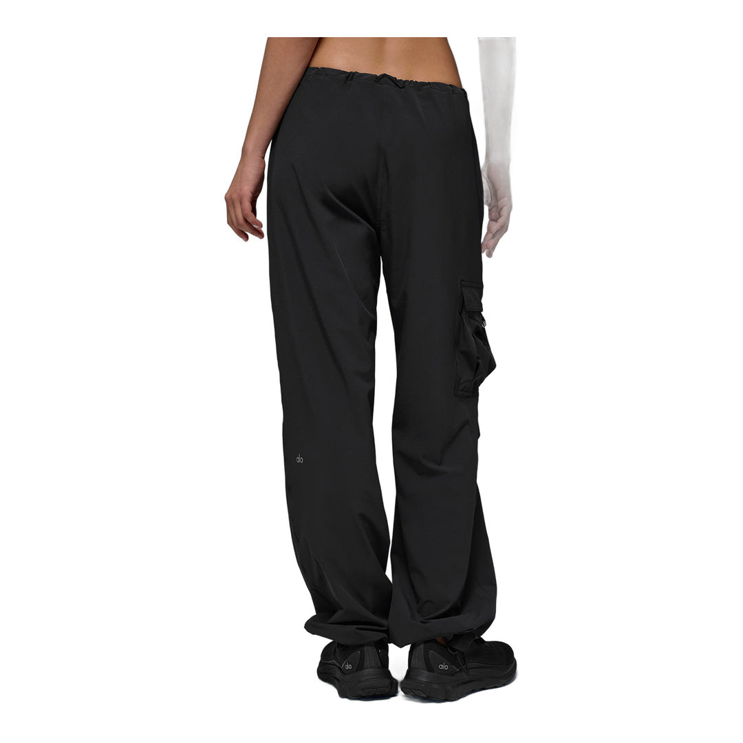 alo Low Rise Megastar Cargo Pant - Black