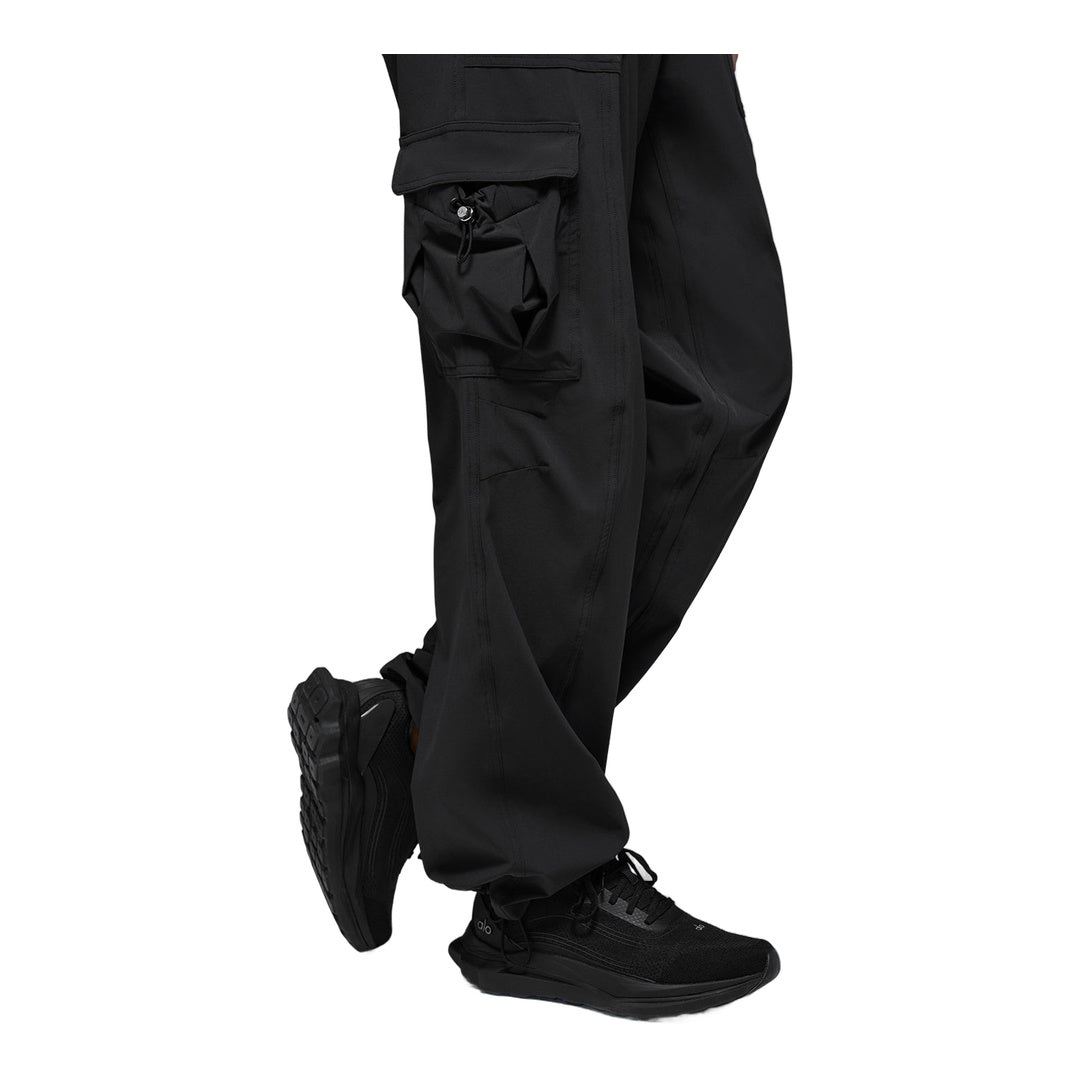 alo Low Rise Megastar Cargo Pant - Black