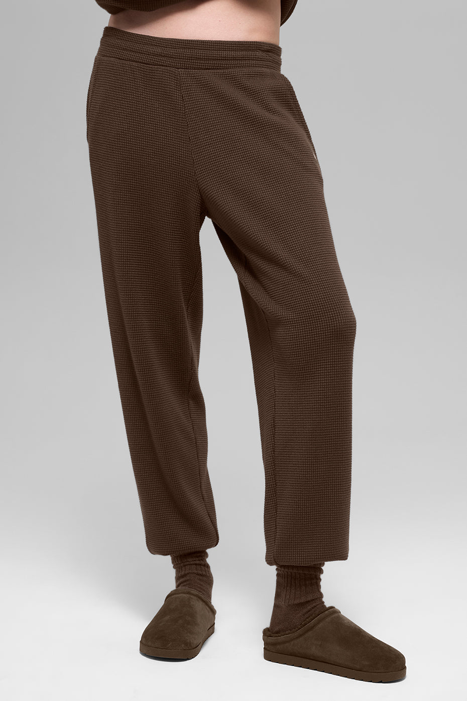 alo Waffle Weekend Escape Jogger - Espresso