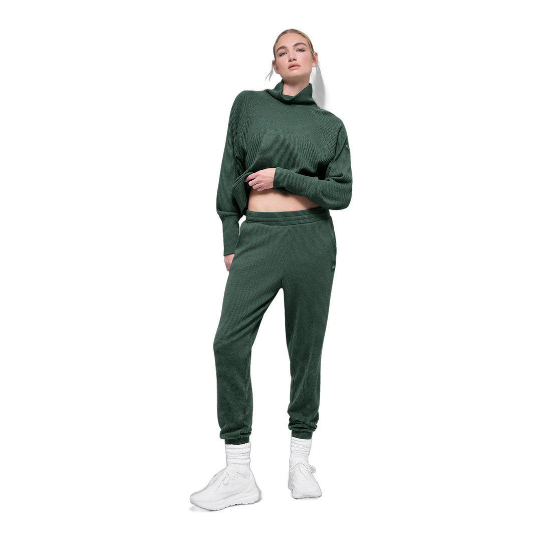 alo Waffle Weekend Escape Jogger - Clover Green