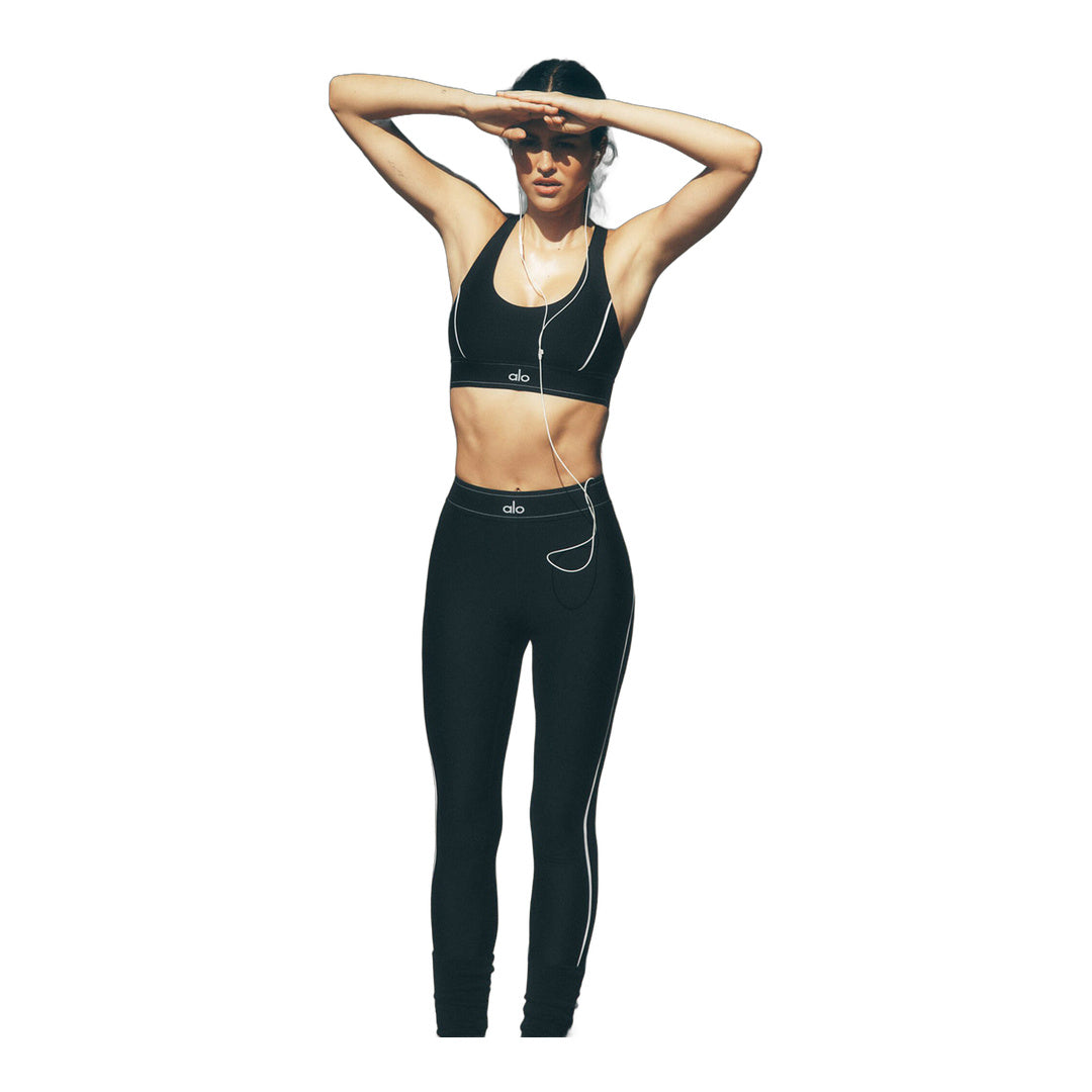 alo Airlift High-Waist Suit Up Legging - Black/White