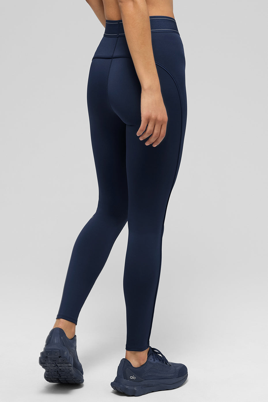 alo Airlift High-Waist Suit Up Legging - Navy/Navy