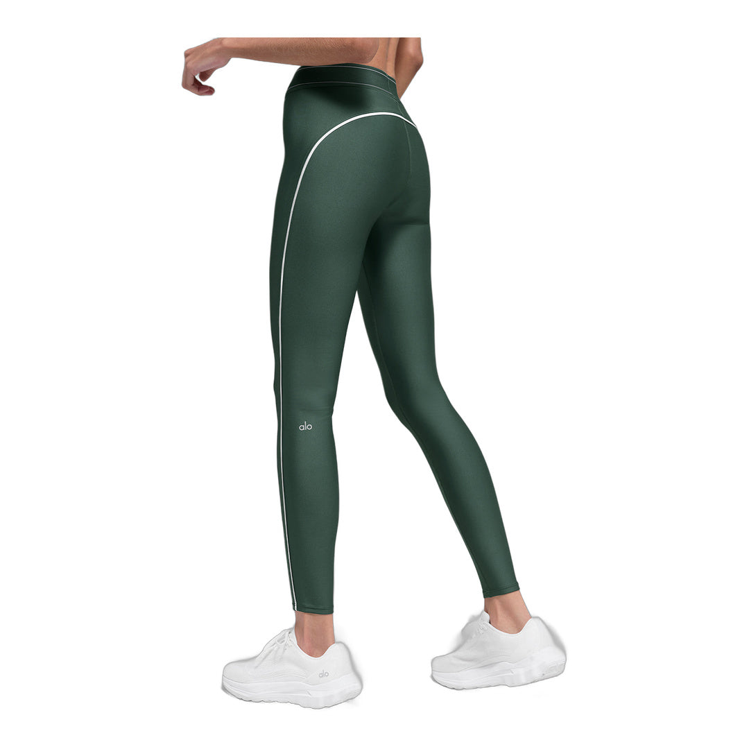 alo Airlift High-Waist Suit Up Legging - Clover Green/White