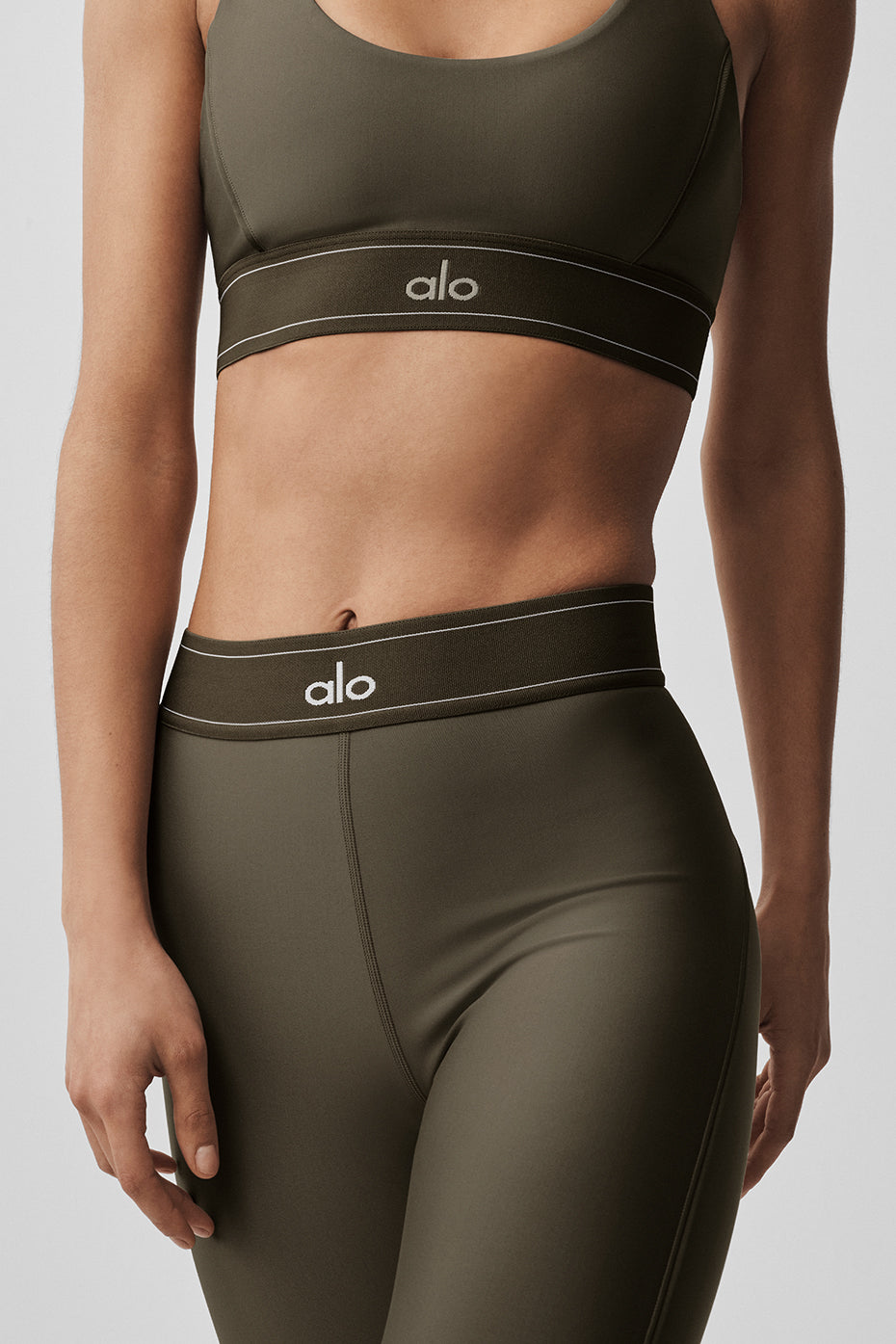 alo Airlift High-Waist Suit Up Legging - Olive Tree/Olive Tree