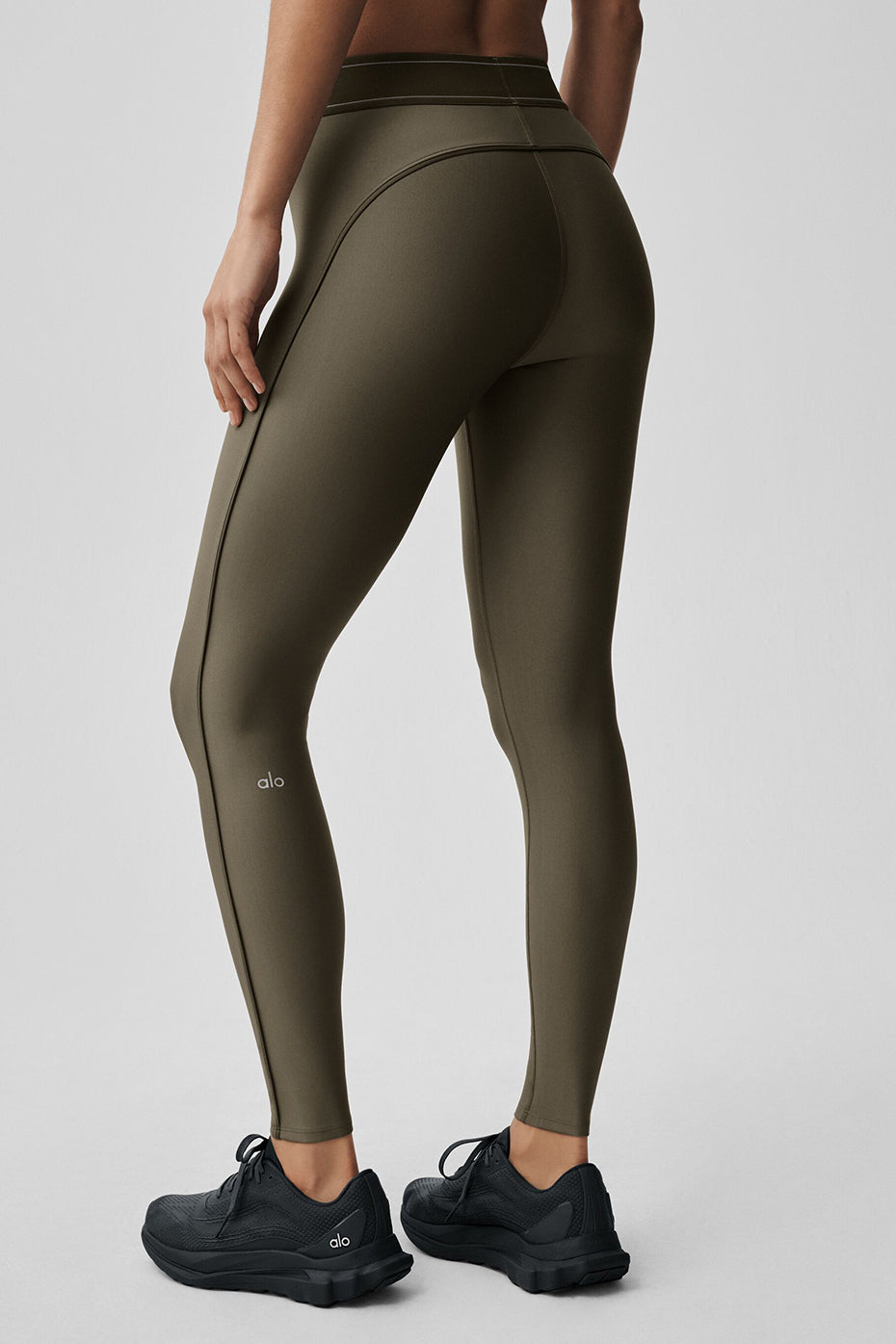 alo Airlift High-Waist Suit Up Legging - Olive Tree/Olive Tree