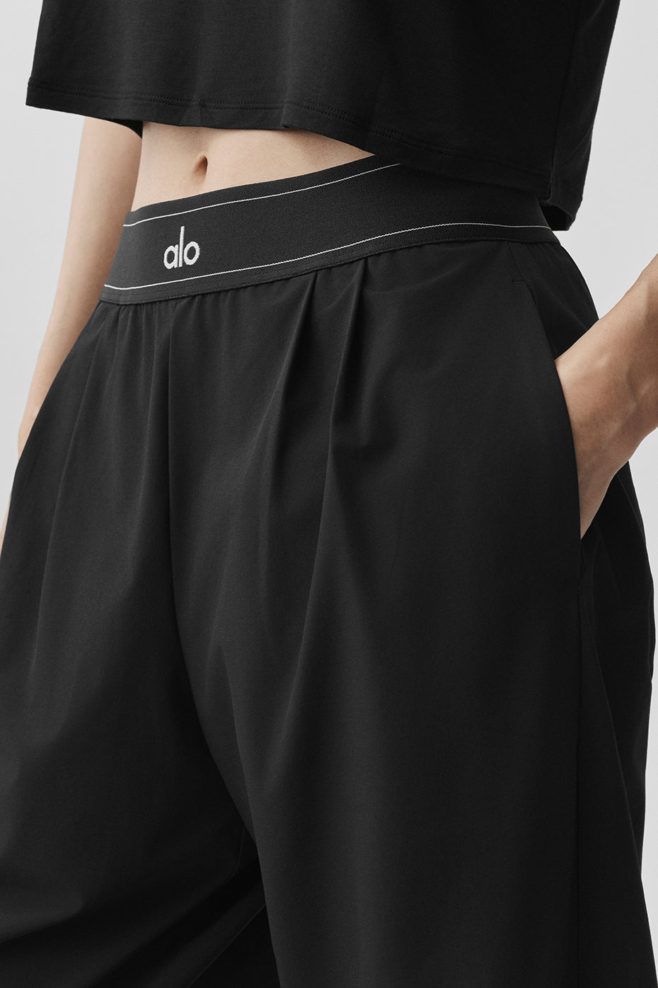 alo Suit Up Trouser (Regular) - Black