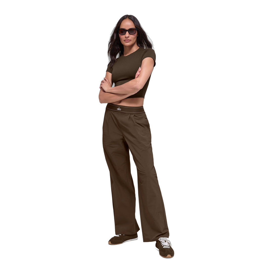 alo Suit Up Trouser (Regular) - Espresso