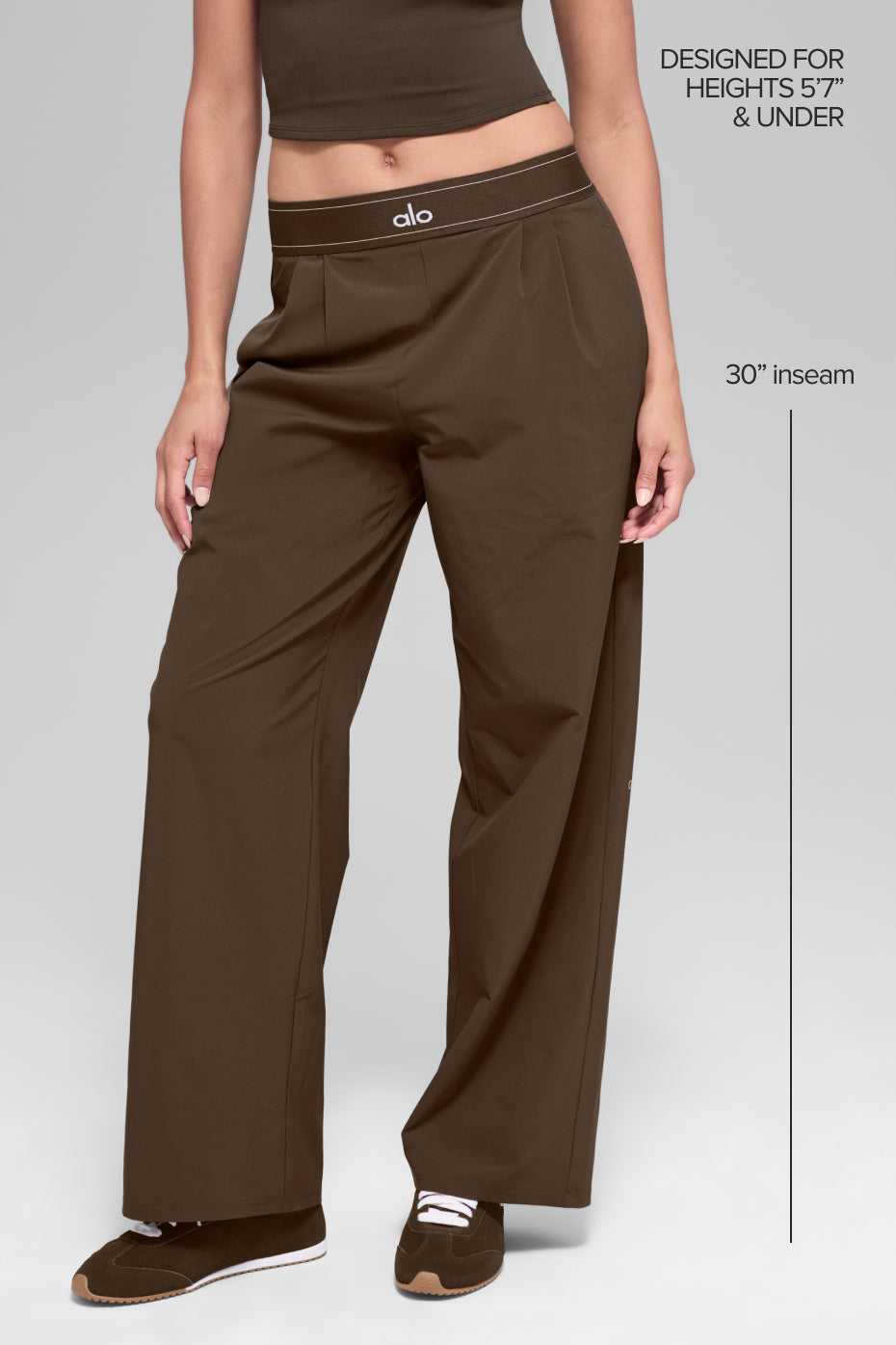 alo Suit Up Trouser (Regular) - Espresso
