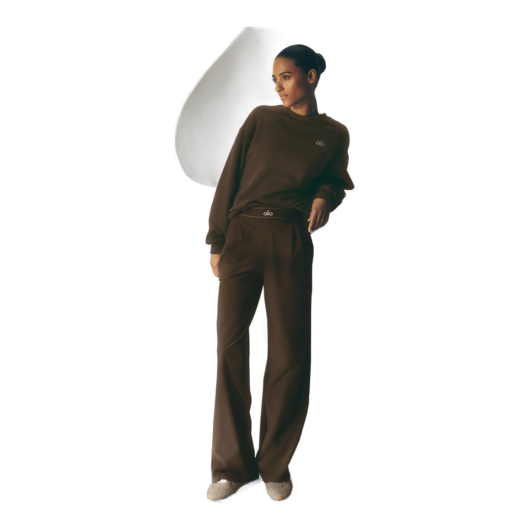 alo Suit Up Trouser (Regular) - Espresso