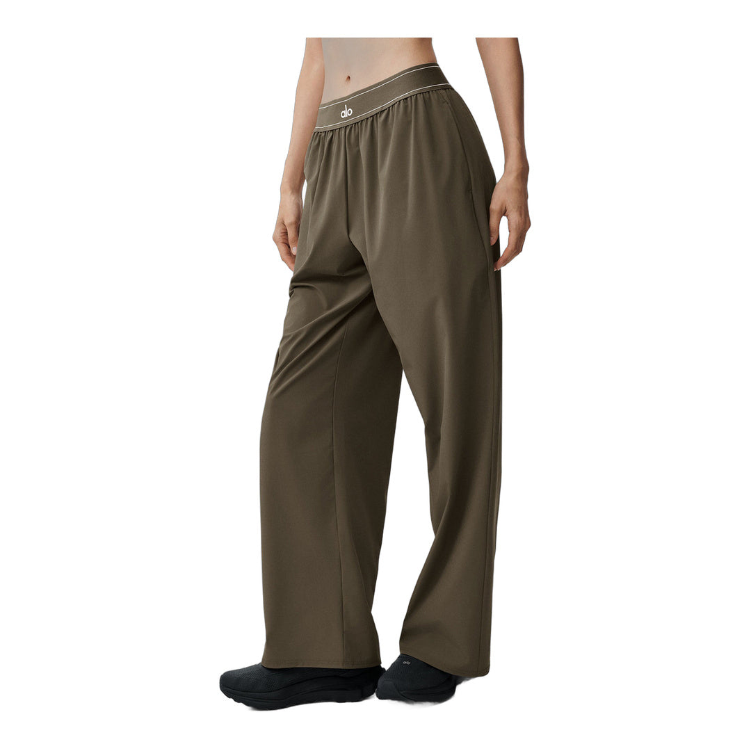 alo Suit Up Trouser (Regular) - Olive Tree