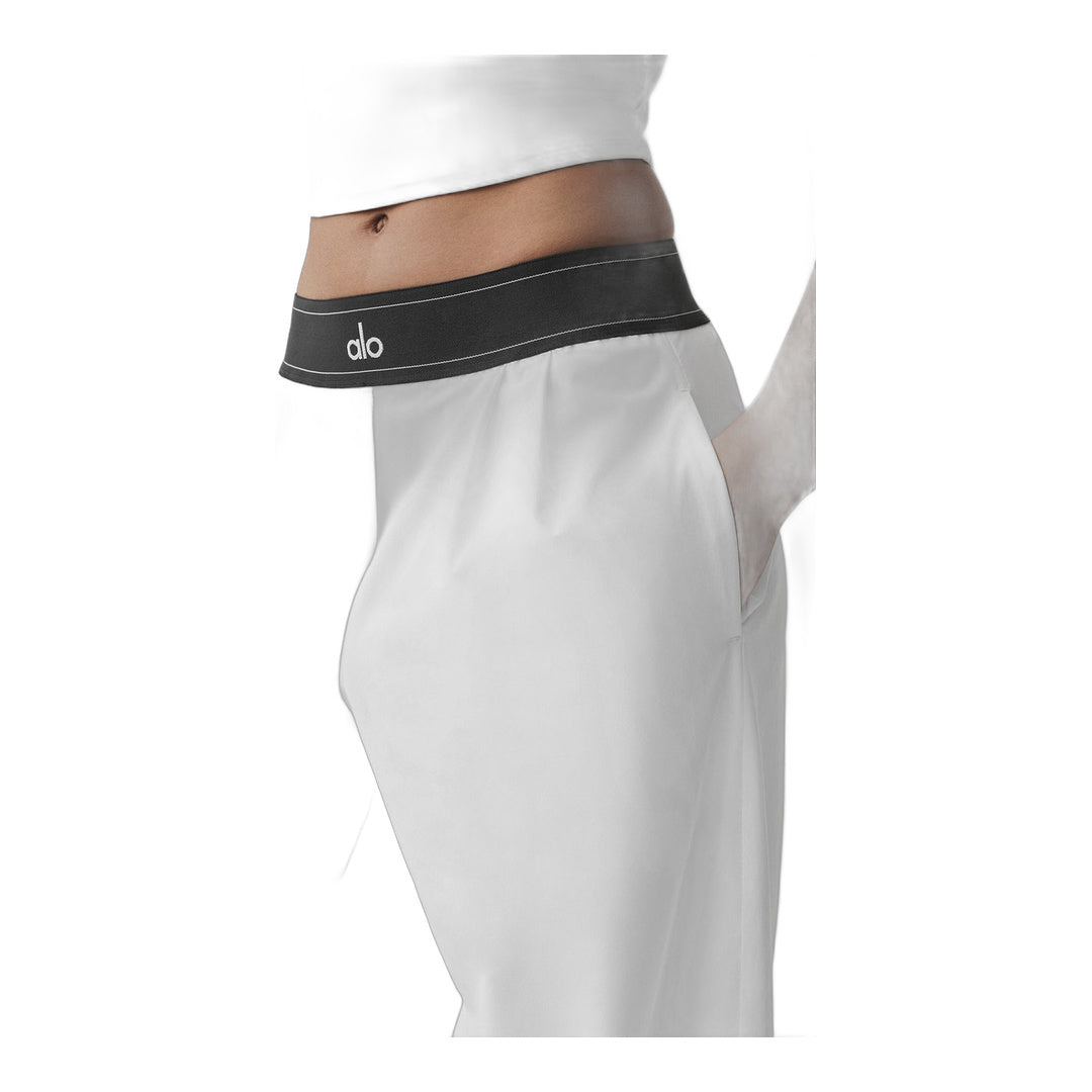 alo Suit Up Trouser (Regular) - White/Black