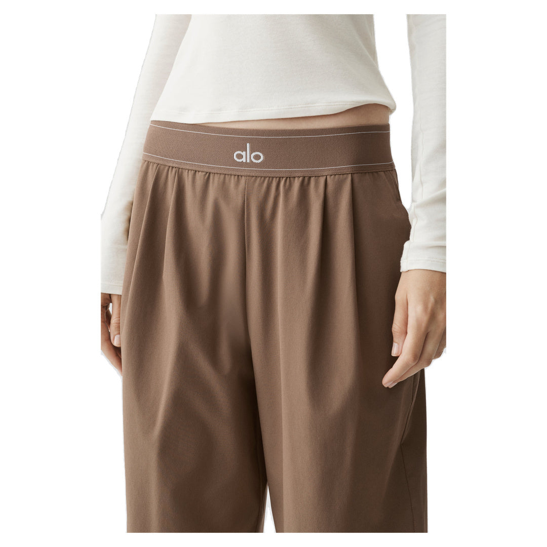 ALO Suit Up Trouser (Long) - Java Brown